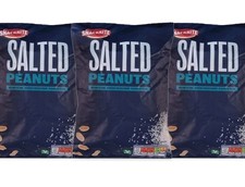 3XSNACKRITE Salted Peanuts 400 Grams Free UK Delivery BIG PACKS.