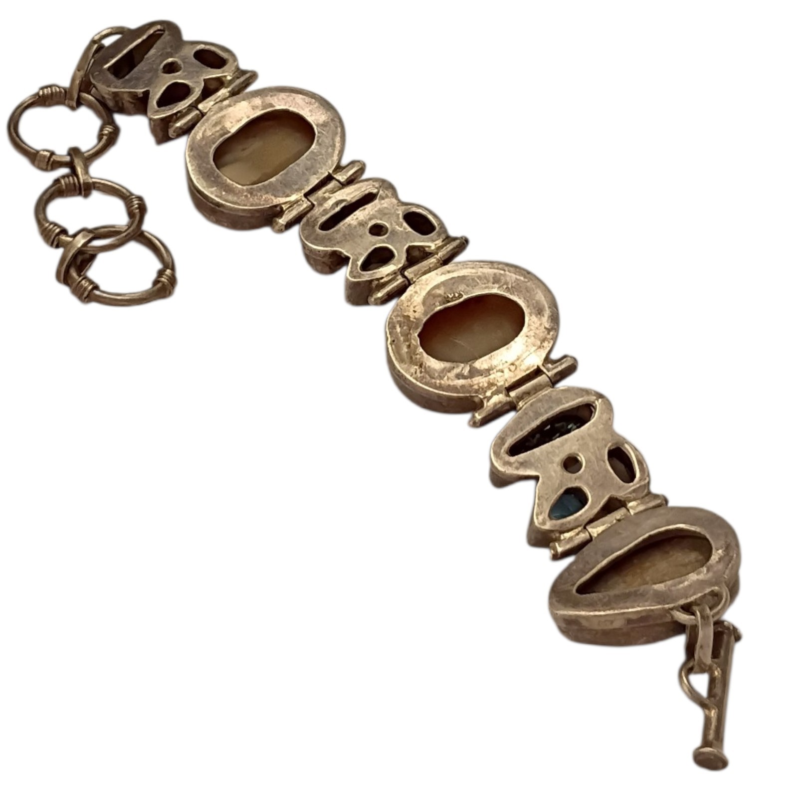 Skillfully Hand Crafted 1980s Multi Gemstone Ster… - image 2