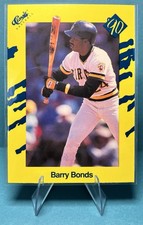 1990 Classic Travel Yellow Barry Bonds #T68 Pittsburgh Pirates
