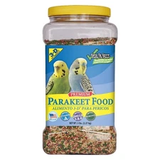 Premium Parakeet Food for Small Birds 5 Lb Jar Bird Seed Blend
