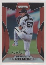 2019 Panini Prizm Red Prizm Dereck Rodriguez #88 7ut
