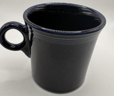 7 Fiestaware Cobalt Blue Tom & Jerry Ring Handle Coffee Cup Mug HLC