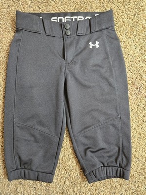 Under Armour Youth Unisex Softball/Baseball Pants Gray Size YS Athletic Wear