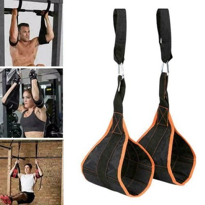 Hanging Ab Straps For Abdominal Muscle Building and Training Strength~