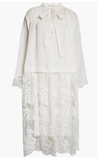 Zimmermann Long Sleeve Mixed Media Dress NWT Sz L US 10-12