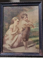 Antique BF Reinhart 1873 Chromolithograph From American Agriculturist