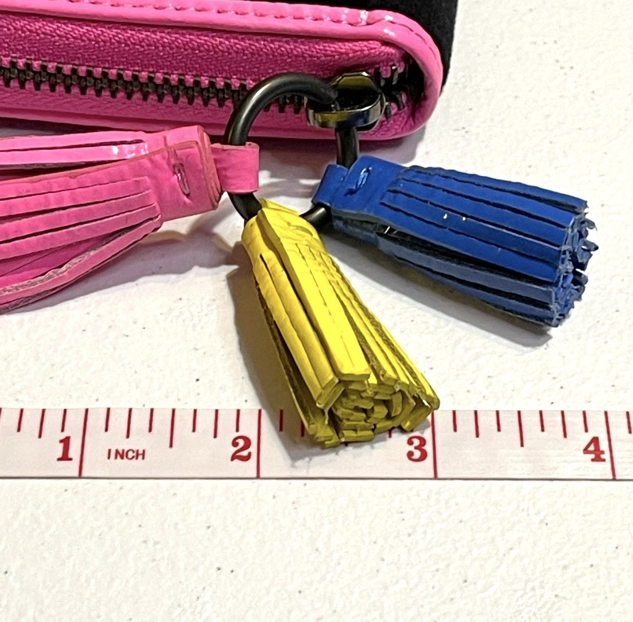 Juicy Couture: Daydreamer Wallet • Black Velour • Neon Pink Stitching • NEW image 6