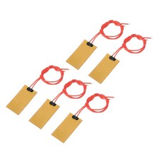 5 x Heater Film Heating Plate 12V 7W Polyimide Heat Pad Adhesive PI Film 50x25mm