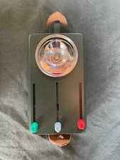 Original Bundeswehr Taschenlampe Handlampe, mit Farbfilter 