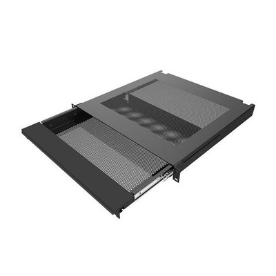 Penn Elcom Laptop-Schublade belüftet & abschließbar, 1U, Schwarz (EX-6301B)