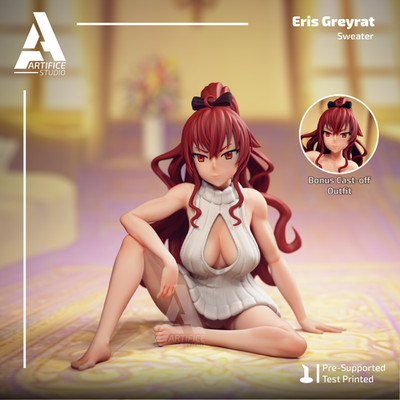 1/6 scale High Quality Unpainted Mushoku Tensei Eris Greyrat Resin Garage Kit