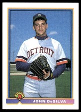 John DeSilva 1991 Bowman #148 Detroit Tigers MLB READ FREE SHIPPING AutographDen