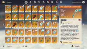 Genshin Impact AR 59 NA - Xiao C6 - Furina C6 - Hu Tao C6 - Venti C6 - Klee C6