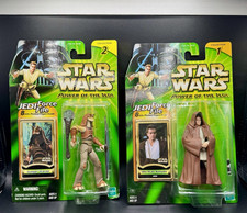 Hasbro Star Wars Power of the Jedi Obi-Wan Kenobi Jedi Force File 2 figure lot