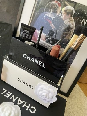 “Chanel Make-up-Pinsel, Kosmetik, Lippenstifte – Organizer-Box aus Acryl