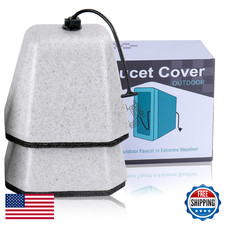 Manumarine Outdoor Faucet Covers For Winter Freeze Protection Foam Spigot
