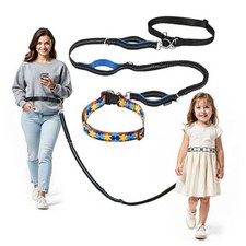 Safety Waist Leash Harness for Kids with Autism, Hands-Free Waist Belt Link