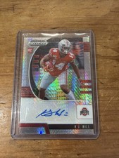 2020 Panini Prizm - Draft Picks Rookies K.J. Hill #118 Hyper Prizm Auto  /75 