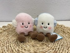 Jellycat Amuseables Toastie Pink And White Marshmallows Toy 100 Authentic New