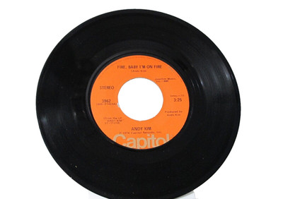 45 RECORD - ANDY KIM - FIRE BABY I'M ON FIRE