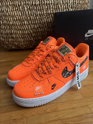 Nike Air Force 1 07 PRM JDI Just Do It, Orange Größe 40.5 Neu mit Karton