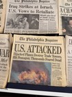 Lot Of 8 Historic Newspapers Obama Inauguration Clinton 9/11 Paterno Osama Dead — photo 3