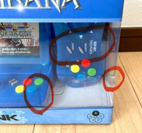 SNK Neo Geo Mini Samurai Shodown Limited Edition Console Blue New Unused Japan
