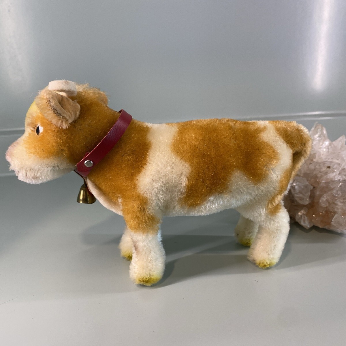 Steiff Vintage Large Mohair Bessy the Cow 3910/12 - 2 IDs | eBay