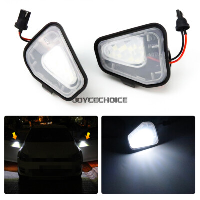 For VW Passat B7 CC Scirocco Jetta MK6 Beetle EOS Side Mirror Ground Puddle Lamp