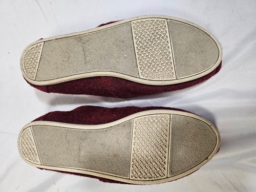 TOMS Burnt Henna Good Vibes Wool Blend Flats Fleece Lined Shoes Women’s 8 - Picture 10 of 11