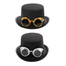 Black Top Hat Stage Performances High Goggles Birthday Party Supplies