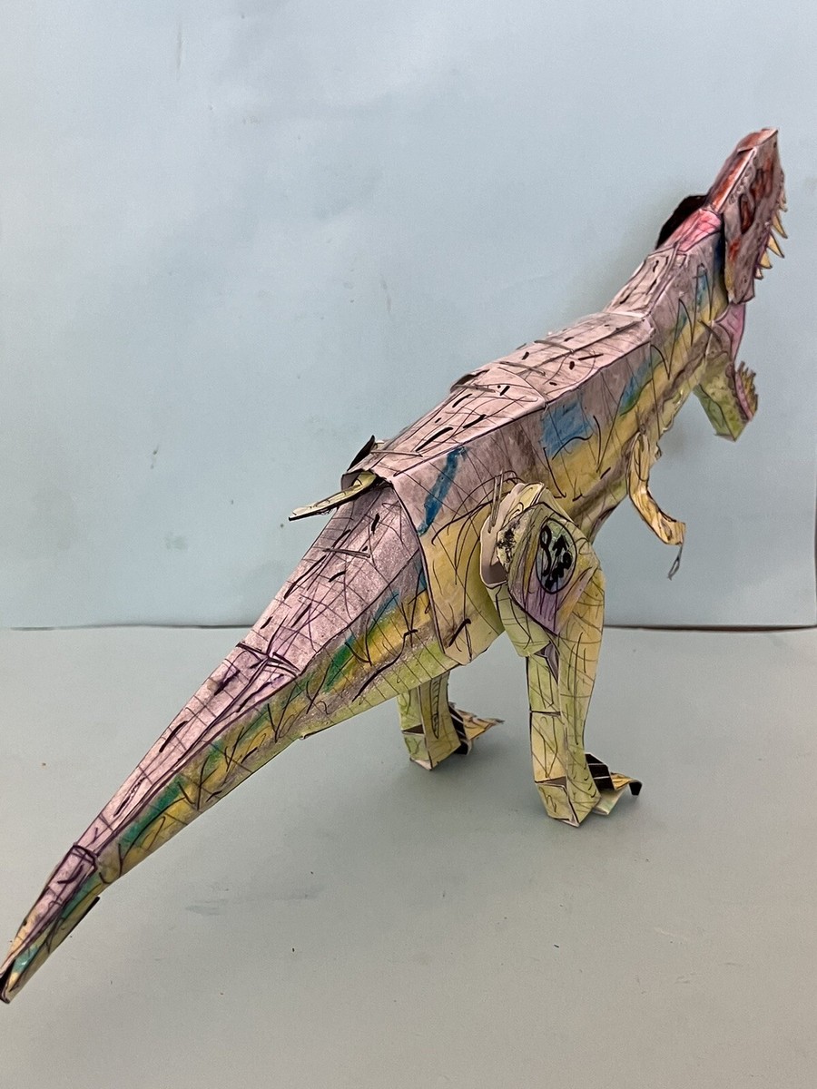 Jurassic Park 1998 Chaos Effect Thrasher T-Rex - ORIGAMI