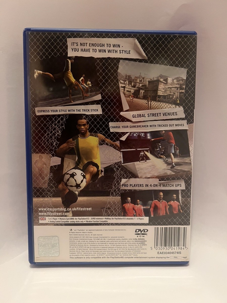 Jeu FIFA Street Pour PlayStation 2 - Version PAL FR Complète (Boîte & Notice) - Bon État - Jeu Rétro