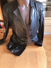 Armani Giacca Donna In Pelle, Nuova Tag.48