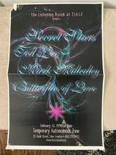 Ted Leo Poster TAZ Mark Mulcahy Miracle Legion Butterflies Of Love Secret Stars