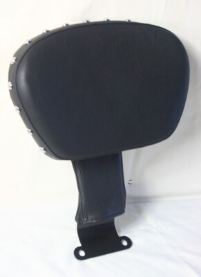 Adjustable & UP DOWN Driver Stud Backrest 4 Harley Fatboy Heritage Softail 93 06