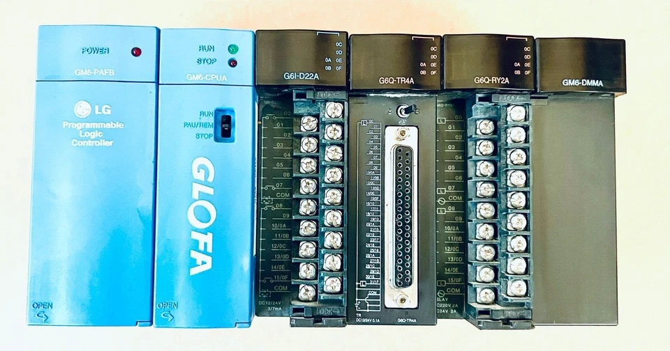 LG Programmable Logic Controller GM6-PAFB +GM6-CPUA+G61-D22A+G6Q-TR4A+G6Q-RY2A+G - Image 3 of 4