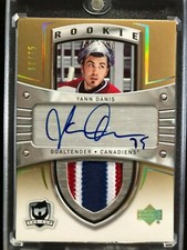 2005/06 THE CUP RAINBOW RC YANN DANIS ROOKIE 3 COLOR PATCH AUTO 60/75