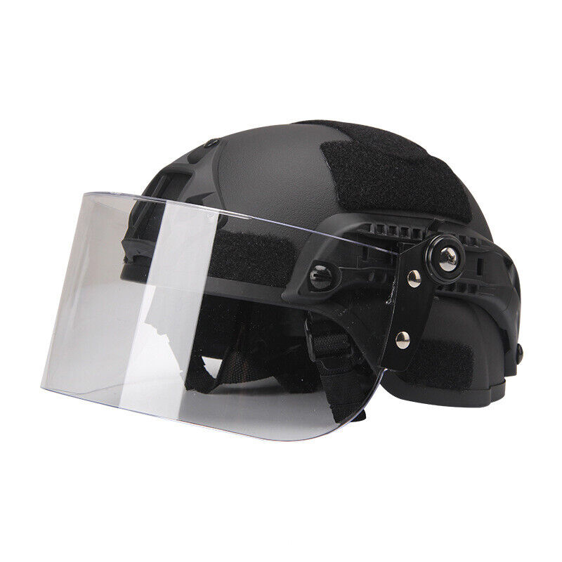 Airsoft Model Ballistic Bulletproof Face Guard Shield Mask Visor