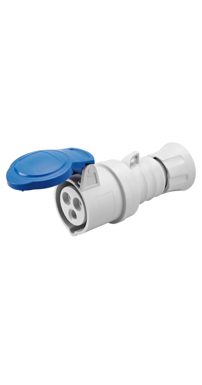 Gewiss GW62004H Coupler (Female) 2 Pole & Earth Blue 230 Volt 16 Amp