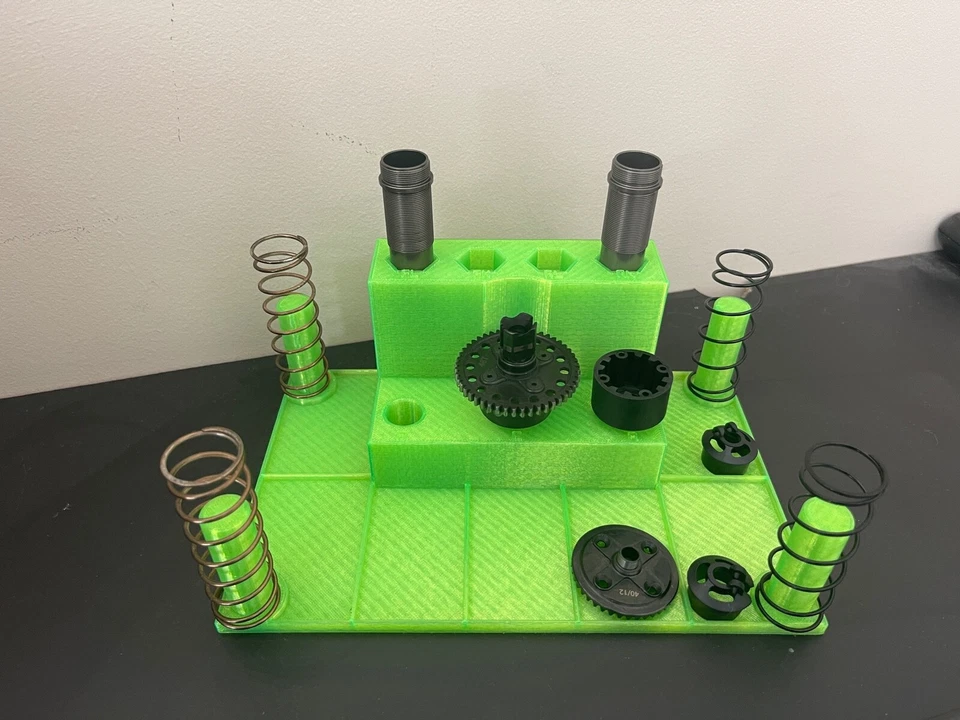 Shock Stand - Diff Maintenance Parts Tray Organizer Rebuild Station 1/8 1/10 RC - Image 4 of 4