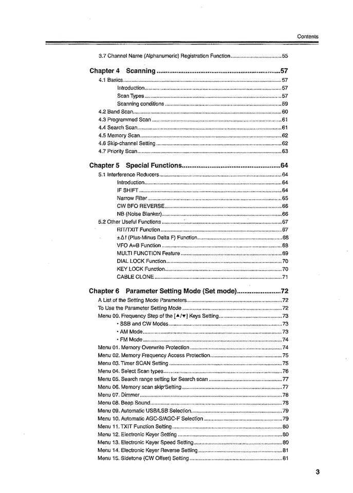Alinco DX-SR9 Transceiver Instruction Manual 101 Pages Operating Guide - Image 4 of 4