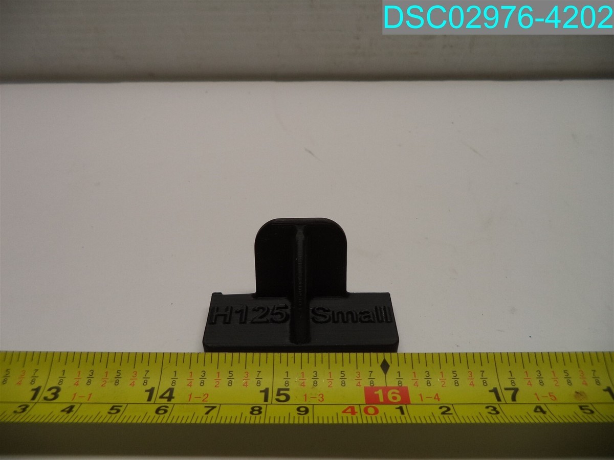 QTY=60: BLACK H125 SMALL 2