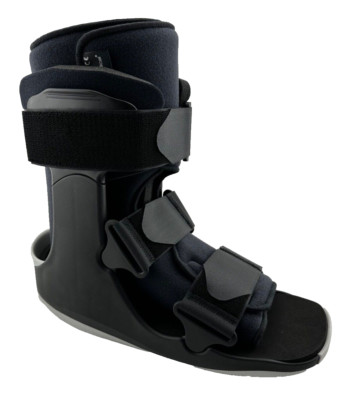 Ovation Medical Short Walker Boot Ref# 11107, Large, New, Non-Pneumatic
