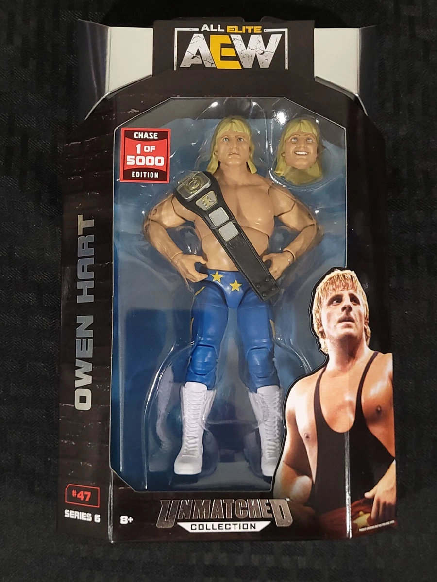 ☆Owen Hart☆ {Chase Of 5000} AEW Unmatched Collection Action Figures.