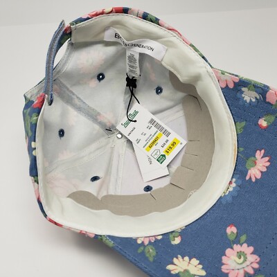 BCBGeneration ✨Floral Cap one size BCBGeneration BCBG Satin Hat Cap Womens Flower Floral Maroon  main image 3
