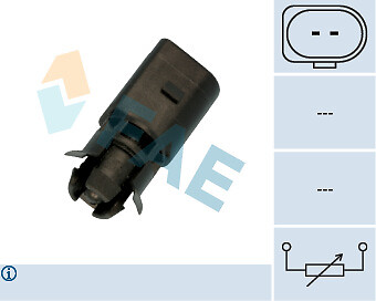 FAE 33515 Sensor, Ansauglufttemperatur for AUDI SEAT SKODA VW
