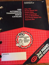 Vin 1992 ATP Master Catalog for Automatic Transmission Parts Domestic & Imported