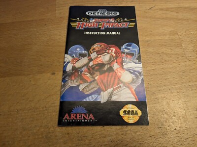 Super High Impact Sega Genesis Instruction Manual Anleitung