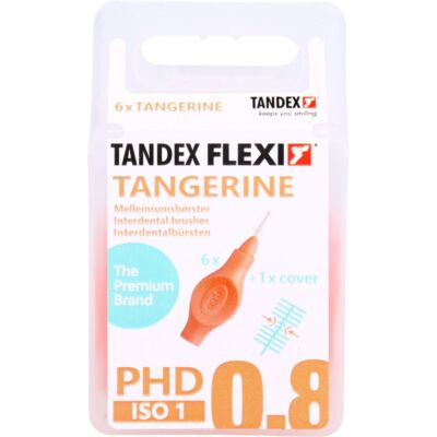 TANDEX FLEXI Interdentalb.PHD 0.8/ISO 1 tangerine 6 St PZN16855407